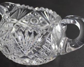 American Brilliant Cut Crystal Creamer