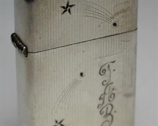 Zippo Silver Filled Cigarette Lighted c.1959