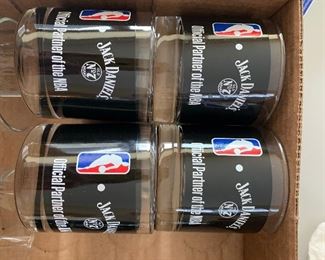 collectible jack daniels nba glasses