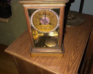 Brass clock