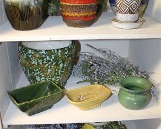 Vintage pottery, Germany, Italy, USA, McCoy
