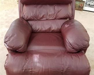  Leather recliner 