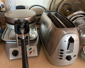 Waffle maker and toaster 