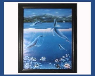 Framed Underwater Poster 