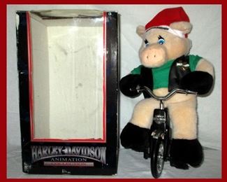 Harley Davidson Animation Collection Soft Hog on a Bike 
