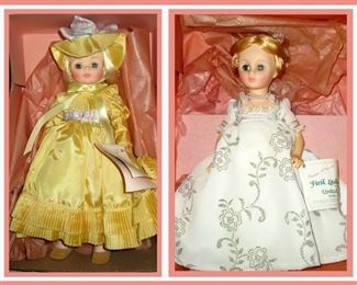 Madam Alexander Dolls; First Ladies Collection