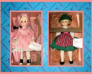 Madam Alexander Dolls with Original Boxes