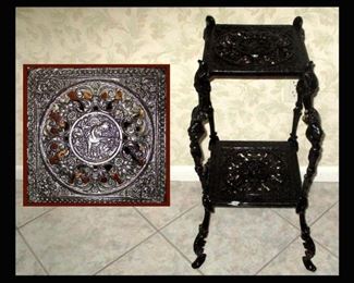 Metal 2 Tier Stand with Nice Detail 