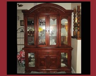 One of 3 China Cabinets 