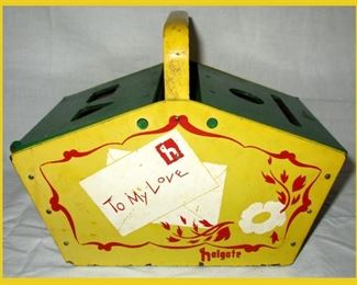 Vintage Holgate Wooden Box for Blocks 