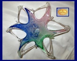 Murano Art Glass with Original Label 