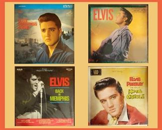 Some of the Elvis Presley Albums Available 