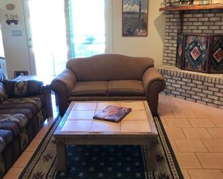 Sofa, Sleeper Sofa, Area Rug, Coffee Table and End Table