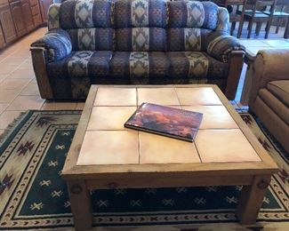 Sofa, Sleeper Sofa, Area Rug, Coffee Table and End Table