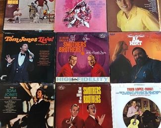 Vinyl: Smothers Brothers, Tom Jones, Al Hirt, Ronnie Milsap, 