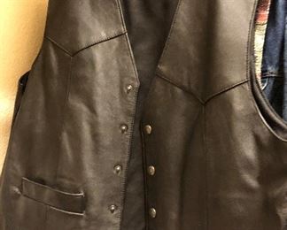 Scully's Leather Vest
