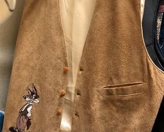 Wile E  Coyote Leather Vest