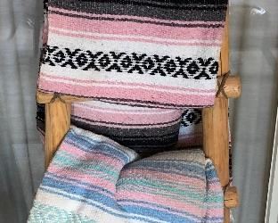 Wood Ladder, Blankets