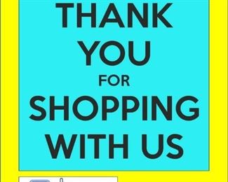 thank you for shopping