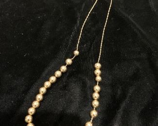 14k add a bead necklace 