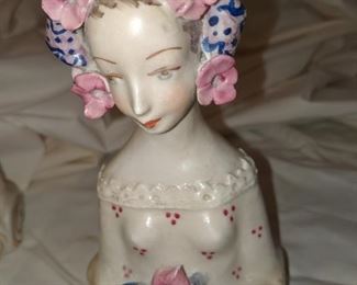 One of several ladies halves. Porcelain