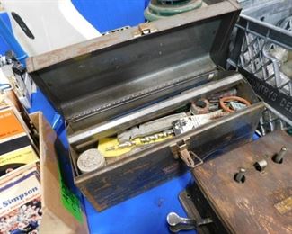 Craftsman tool box and tools