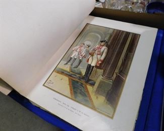 Inside view of 1899 German Army & Navy book