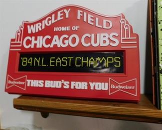 Wrigley Field Cubs sign