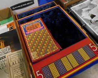 Vintage Punch boards