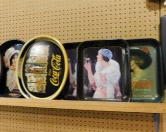 Coca Cola collectible trays