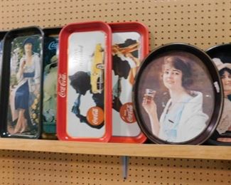 Coca Cola trays