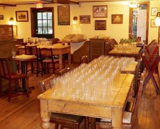 FINE old farm tables