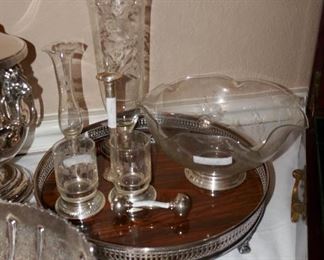 Sterling and Glass items