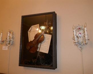 Framed OLD Violin
