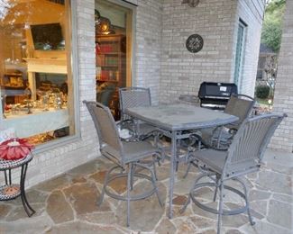 Great Patio Furniture and Grill