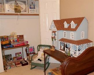 Great Doll House (full of furniture & misc)