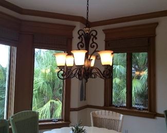 Chandelier -- many throughout home