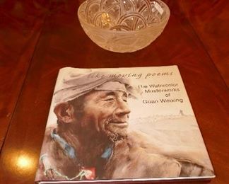 "Watercolor Masterworks of Guan Weixing" signed by artist