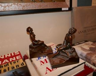 Lovely pr. vintage Art Nouveau Bookkends