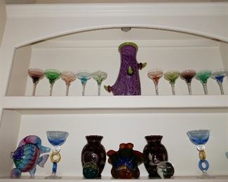 Art Glass, Signed Italian Art Glass