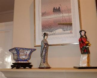 Pr. Chinese Bowls and Figurines