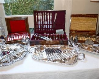 Great Silver plate trays
