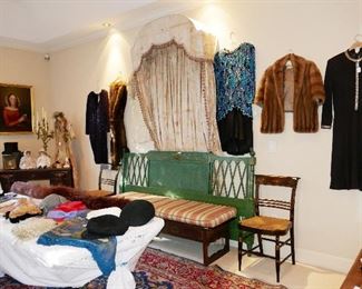 Fine Dresses, Vintage Cocktail Dresses, Fur Capes, Vintage Hats and more