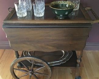 Tea Cart and Accessories