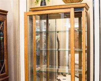 Sliding door curio cabinet! 83" x 39"