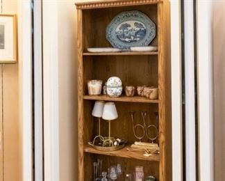 Vintage metal trays, candles, etc.