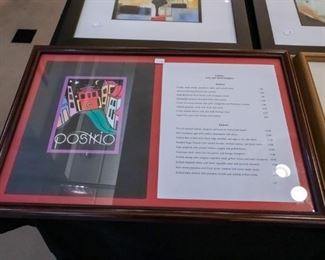 The Postrio Restaurant Menu!