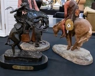 The Bronco Buster by Frederic Remington - and Monfort Originals!