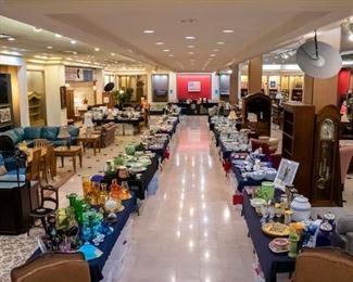This sale has hundreds and hundreds of unique treasures....be sure an allow some time to look around!