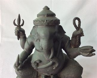 Hindu Statuette, 13" H.